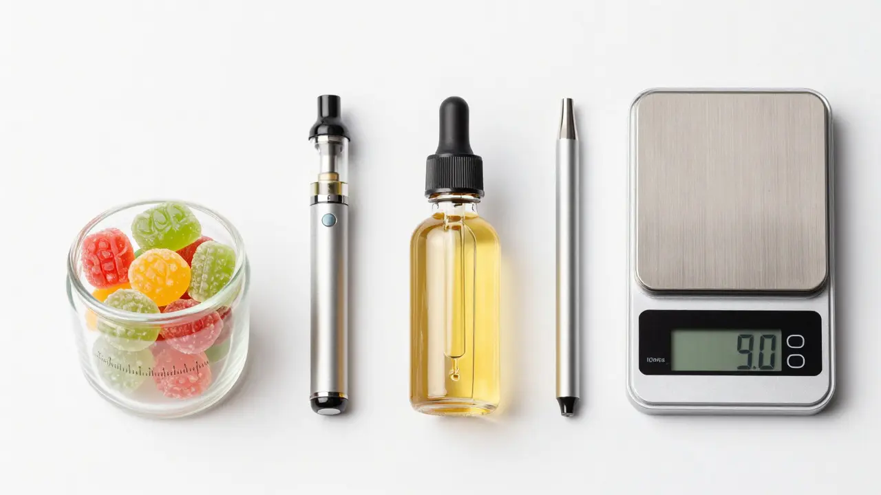CBD olej, vaporizér a gumičky jako alternativy kouření